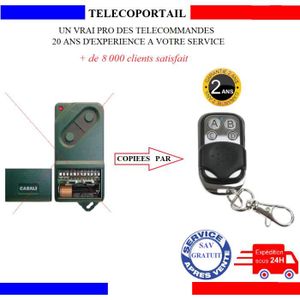 Gbs 2801 Smart Open Télécommande Copieuse Compatible Rolling Code Pour 15  Marques à Prix Carrefour