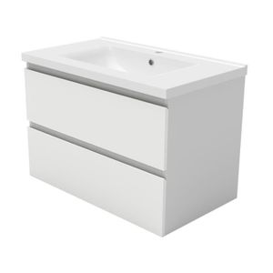 MEUBLE VASQUE - PLAN Meuble lave-mains 2 tiroirs - Meuble de salle de b