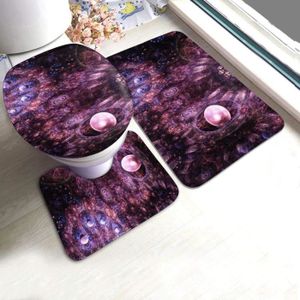 TAPIS DE BAIN  Tapis de salle de bain Galaxies en spirale surréaliste en trois dimensions Tapis de tapis Tapis de bain en forme de U[10682]