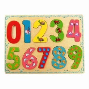 PUZZLE Bino  - Puzzle à encastrement - Nombres - Multicol