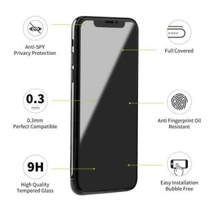 3D Tempered Glass iPhone 11 - Vitre de protection d'écran intégrale Privacy  anti-espion avec bords noirs - Acheter sur PhoneLook