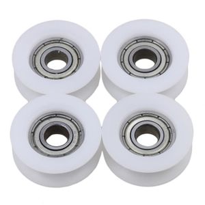 en plastique et nylon 3/ x 13,5/ x 4,4/ mm Lot de 8/ galets de guidage /à roulement /à bille