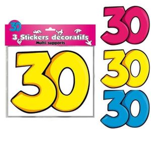 Stickers Anniversaire Achat Vente Pas Cher
