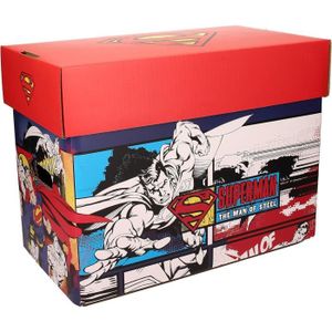 BOITE DE RANGEMENT Boîte de rangement Superman, boîte en carton pour 