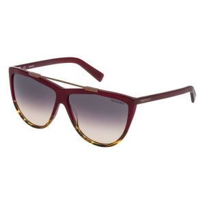 Lunettes De Soleil Trussardi STR321FQ 09NJ - Monture Dorée 67/12/145 - UV400 - Neuf Avec Étiquettes