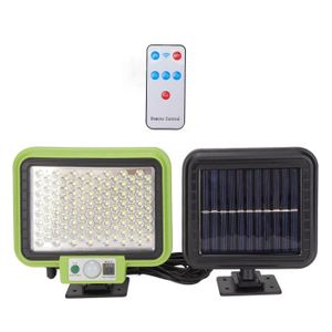 BALISE - BORNE SOLAIRE  KAI-Lumière solaire Lampe Solaire Rechargeable 105 LED avec Détecteur de Mouvement, étanche IP65, Facile à piscine borne