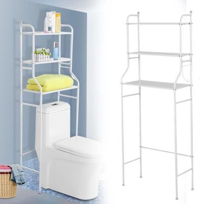 Colonne De Toilette Meuble Wc Etagere De Stockage Pr Toilette