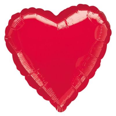 Ballon A Helium Geant Coeur Rouge Achat Vente Ballon