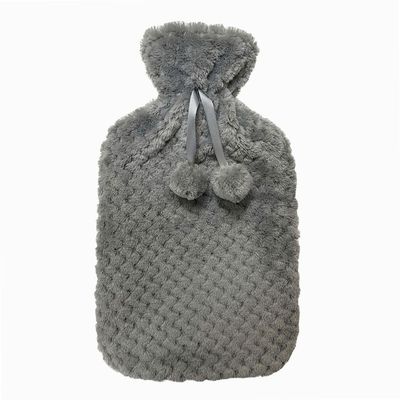 Bouillotte Classique En Caoutchouc 2L – Crème, Avec Bouchon Sécurité, Neuve
