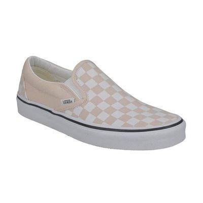 Vans slip on damier hot sale rose