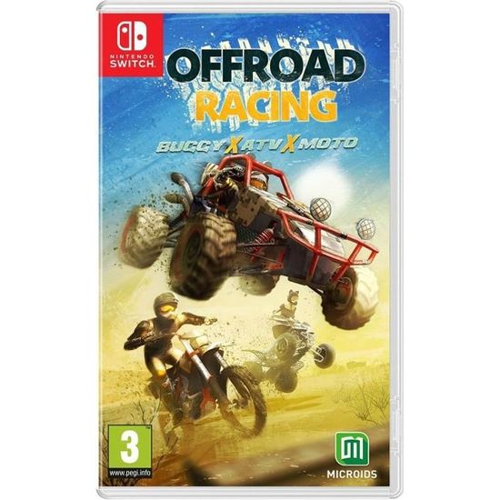 Jeu de Course Off-Road Racing - Nintendo Switch - Just For Games - 3+ - Décembre 2019
