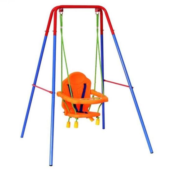 B.LIVEM Siège de balançoire pour enfants âgés de 1 à 3 ans, avec cadre