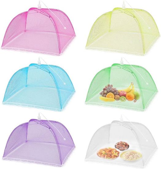 SEMINISMAR Cloche Alimentaire Pliable,Cloche Anti-Insectes Pliant,Anti