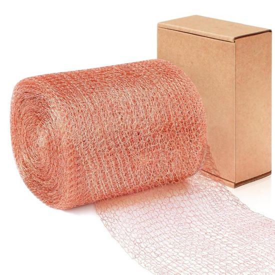Filet Anti-Limaces & Escargots Double Couche En Cuivre – 12,7 Cm × 6 M + Ciseaux Offerts
