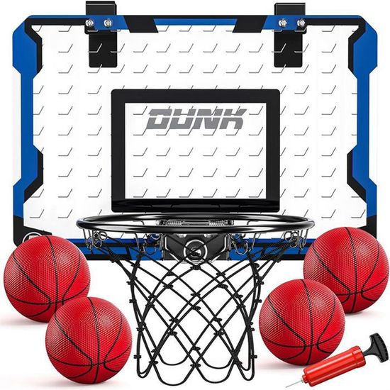 Auney Mini Panier de Basket Interieur,Mural Panier Basket Enfant avec 3