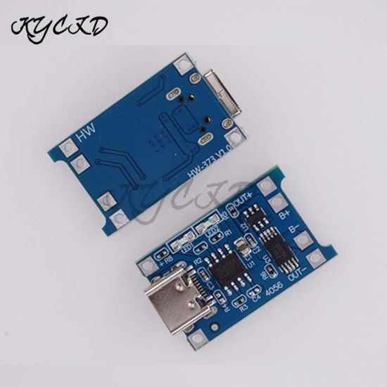 5 Modules Chargeur TP4056 USB Type-C Pour Batterie Lithium 18650 - 5V 1A - Carte De Charge - Neuf