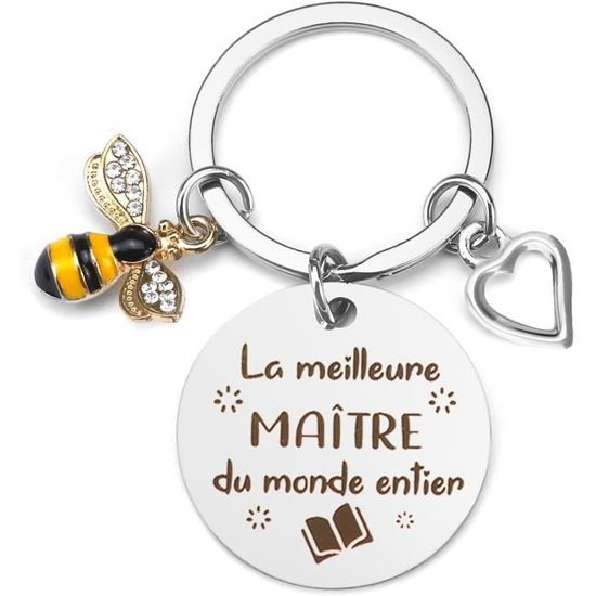 Carte Merci Maîtresse à Imprimer - Affiche PDF Téléchargeable - Cadeau Fin d 'Année Scolaire - Poème de Remerciement École avec des fleurs - France