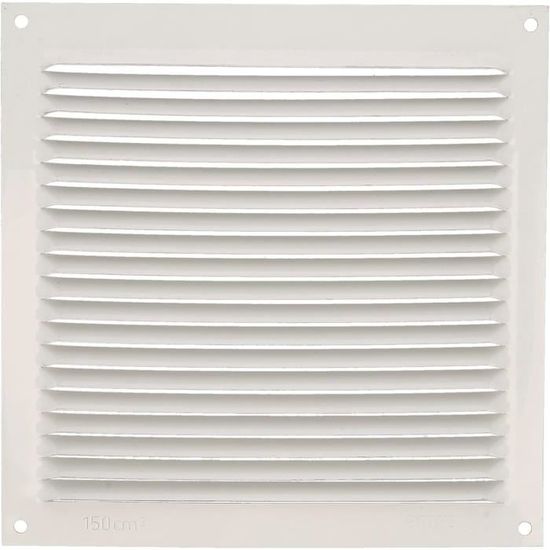 Grille de ventilation carrée en Aluminium | Grilles d'aération pour ...