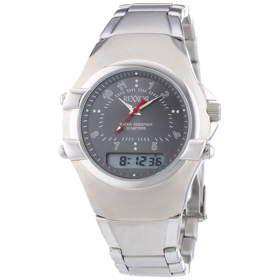 Montre Homme Double affichage Quartz REXXOR Acier , Achat/vente