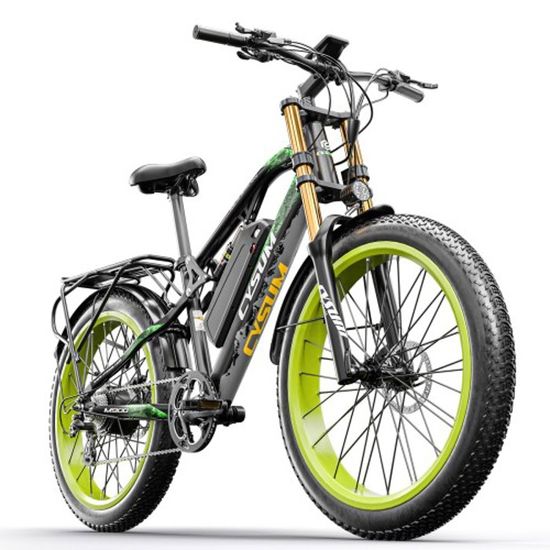 26"vélo électrique adulte, fat bike électrique, VTT électrique montagne, Moteur 80Nm, Tout Terrain MTB, Batterie 48V 17Ah, M900
