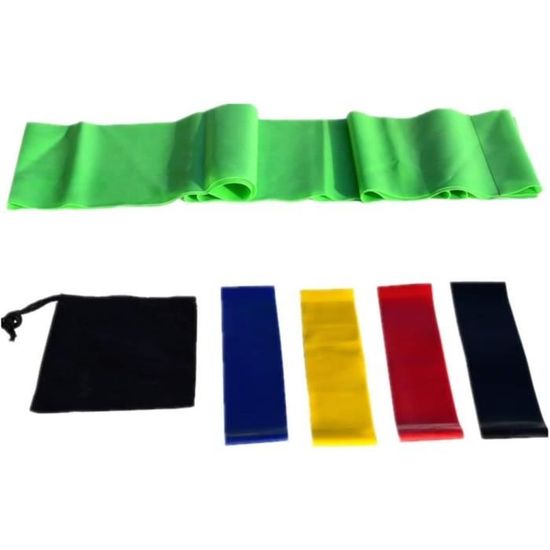 Kit élastiques De Musculation Avec 5 Niveaux Différents