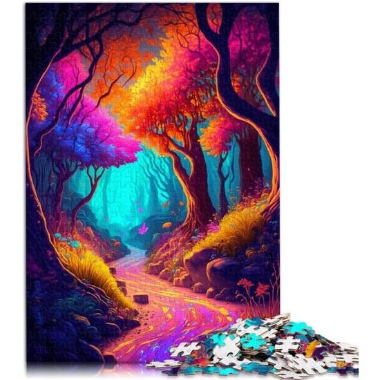 Jigsaw Puzzle For Kids Fantasy World Forest Puzzle 1000 Piece Adult ...