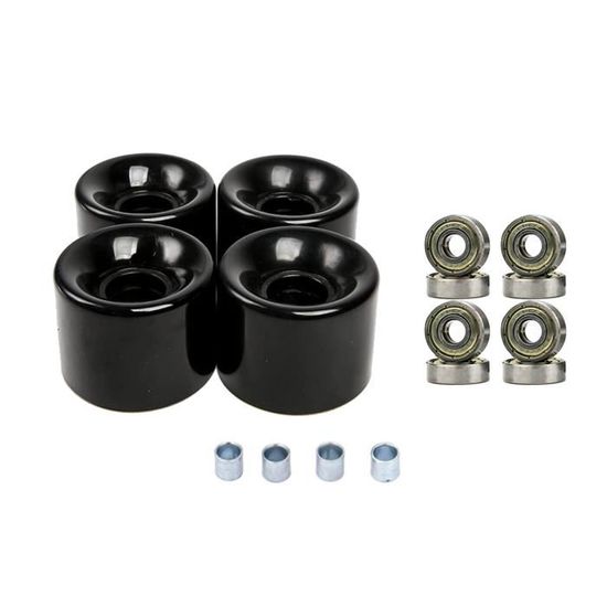 Lot De 4 Roues De Skateboard à Roulettes Avec Roulement 78A