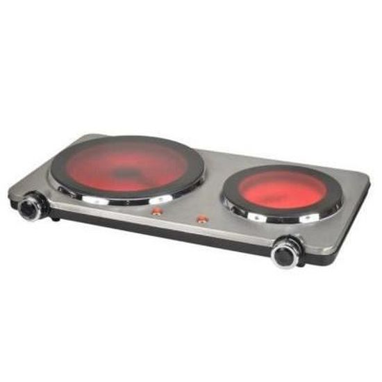 KITCHEN CHEF HP202T10 Plaque de cuisson posable en vitrocéramique