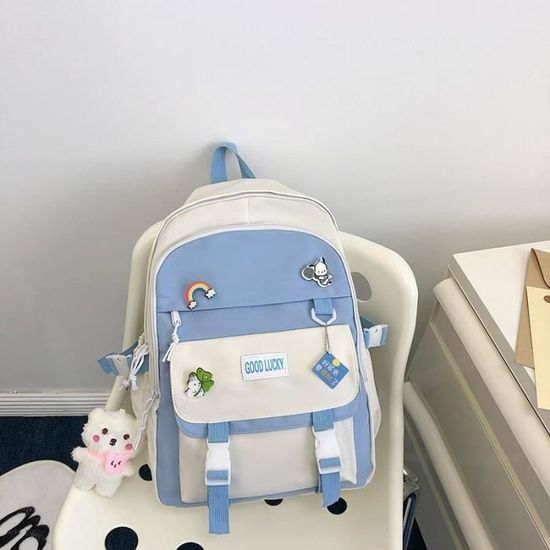 Sac à Dos Enfant KPop Demon Hunters - Cartable école, Léger, Compartiment Ordinateur 14" - Style Coréen, Imperméable