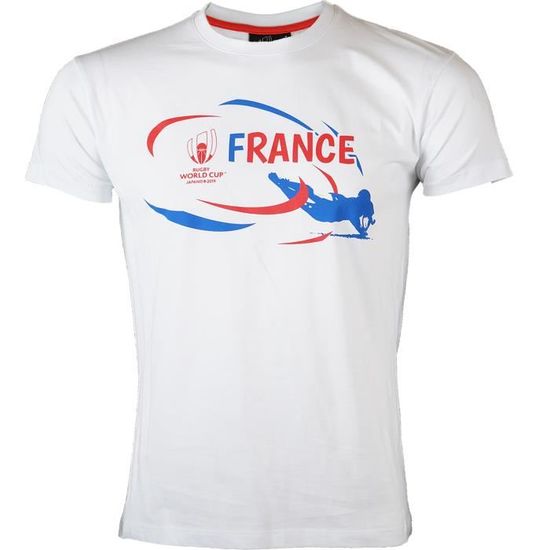 T-Shirt Enfant Coupe Du Monde De Rugby 2019 - Officiel Rugby World Cup - Coton - Manches Courtes