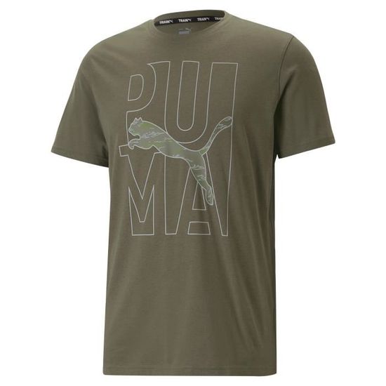 Tee shirt puma homme brun hot sale