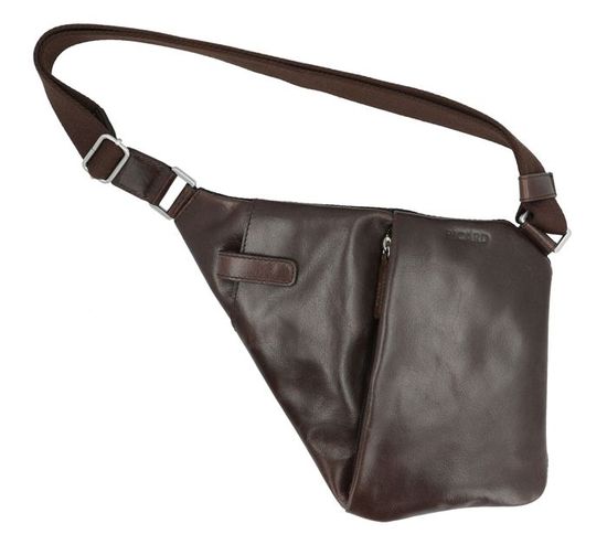 Sac Bandoulière PICARD Liberty En Cuir De Vache Noir - Neuf Avec étiquettes, Ajustable