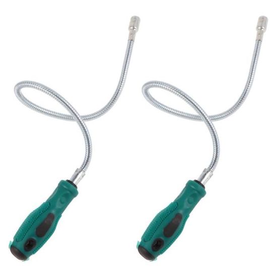 Lot De 2 Acier Inoxydable Aimant Telescopique, Ramassage Magnétique, Tige Télescopable Magnétiques, Récupérateur Aimanté QIEDOVIEY - Auto