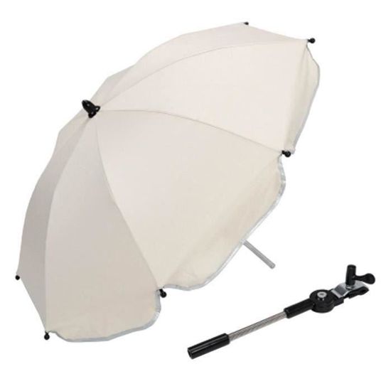 Parasol Poussette Universel Bébé - Anti-UV UPF50, Réglable 360°, Pour Landau, Vélo, Fauteuil