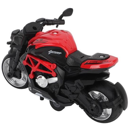 Jouet Moto En Alliage - Modèle Miniature Réaliste - Sans Pile, à Friction - Cadeau Pour Enfants Garçons Et Filles