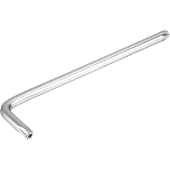 Sourcing Map T27 Torx-Sternschlüssel – Manipulationssicher, L-förmig, Aus CR-V-Stahl (2 Stück, 14,2 Cm)