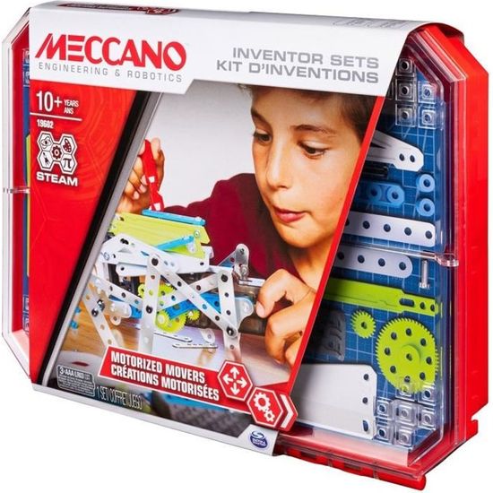 MECCANO Kit d'inventions –  Set 5 Moteur