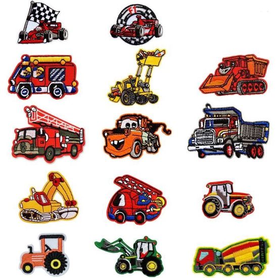 10 Pièces Patch Thermocollant,Animal Patch Thermocollant Enfant,Broderie Ecusson Thermocollant Enfant,pour Vêtements, Robes, Chapeaux, Jeans