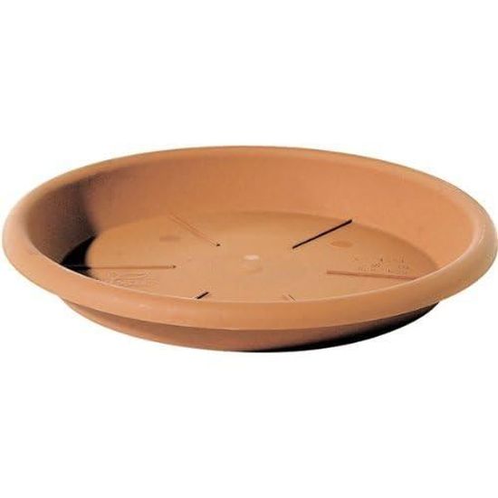 PEPIA Untersetzer Für Blumentöpfe – Ø 80 Cm, Farbe Taupe, Aus Kunststoff, Frost- & UV-beständig, Made In France, Mit Drainage