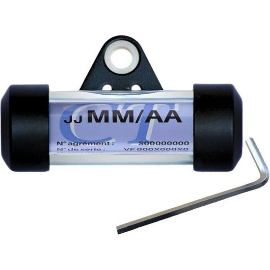 ugozen porte vignette assurance moto tube accessoire scooter moto support de vignette assurance etanche noir 50x25 mm d affichage cdiscount auto