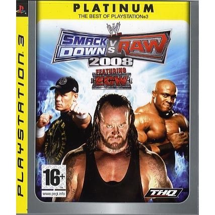 Thq Wwe Smackdown Vs Raw 2008 / Jeu Console PS3