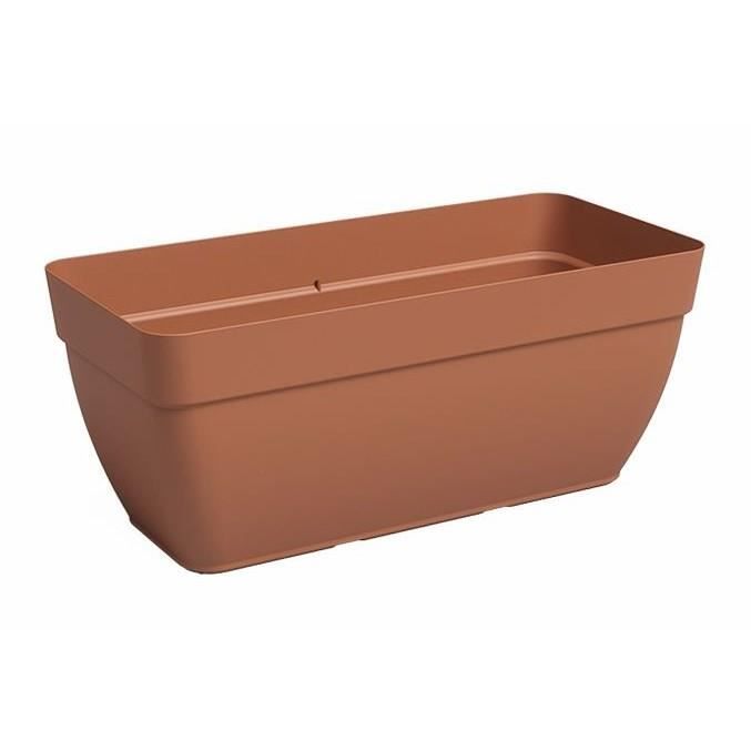Jardinière - Plastique - Terre cuite - Rectangulaire - L79 x P37 x H33,5cm - ARTEVASI