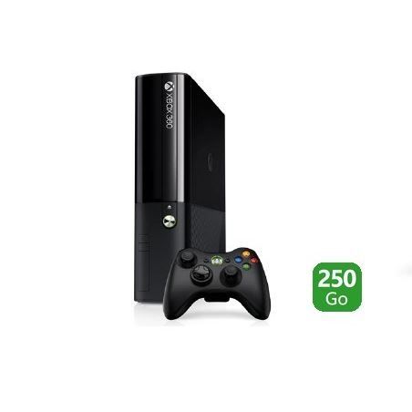 Console De Salon - Microsoft - Xbox 360 250 Go - Noir - Nouveau Design Élégant