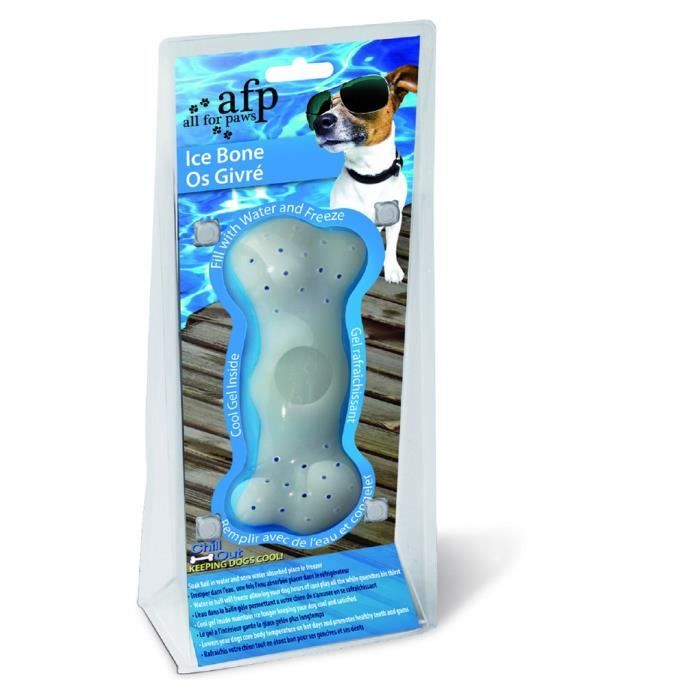 All For Paws JOUET A BASCULE Chill Out - Ice os Grand - Eisknochen - jouets frais pour la congélation 8009