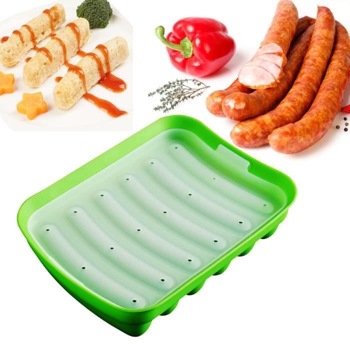 Moule à saucisse en silicone, Moule à pâtisserie DIY Hot Dogs, Saucisse aux œufs et moule à saucisse supplémentaire pour bébé