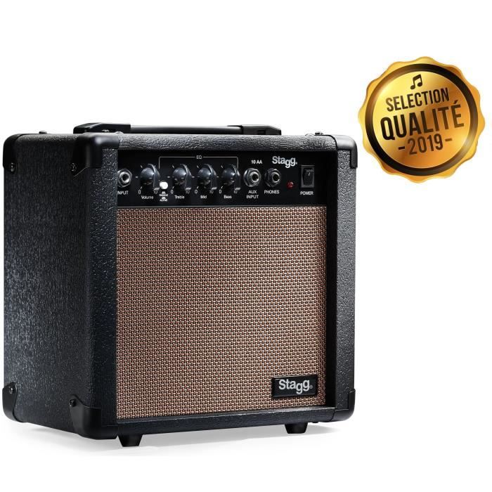 STAGG Amplis Guitare 10 AA EU Acoustique (10 Watts)