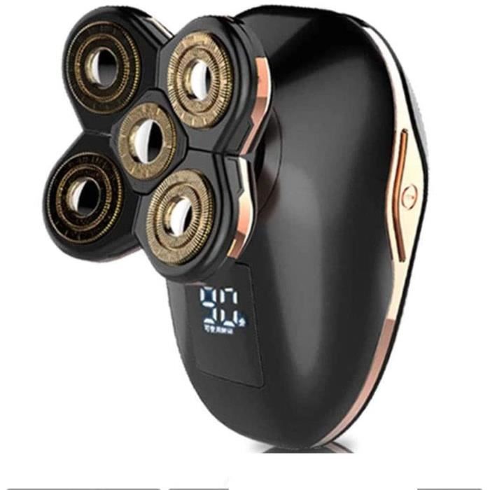 Mini Rasoir Électrique Hommes, 5 en 1 Rasoir Électrique Humide Sec à Tête Chauve Tondeuses à Cheveux Tondeuse à Barbe Tondeuse à199