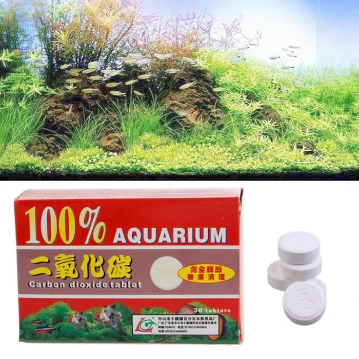 Décorations aquarium,Comprimés pour plantes Aquarium 36 pièces, Aquarium, CO2, dioxyde de carbone, 1 boîte, Aquarium, réservoir de