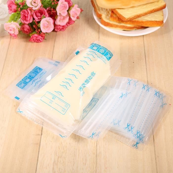 30Pcs 250ml Sachets de conservation pour lait maternel HB013 HB066