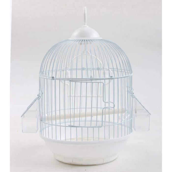 MJBABY Petite Cage à Oiseaux Ronde en Peau de Tigre Perroquet Perroquet Acacia Oiseau en Fer forgé Cage à Oiseaux Univer 329123